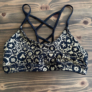 Women's Sporti Bikini Top Medium Black Gold Dynasty Mar Bella